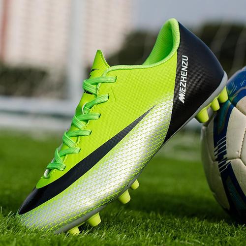 c罗足球鞋男儿童碎钉训练鞋小学生人造地成人梅西tf透气钉鞋女视频