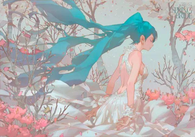 k大的灰阶上色《台湾插画师 krenz 最新作品欣赏》