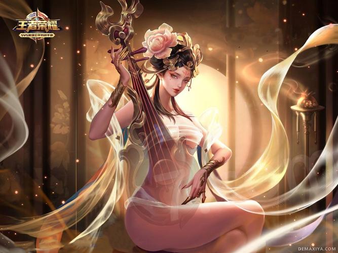 王者荣耀杨玉环霓裳曲去衣图