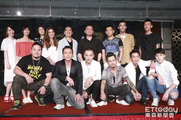 《角头2:王者再起》主要演员群.(图/记者黄克翔摄)