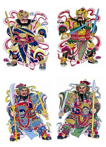 中国传统门神高清图片素材-图片-视觉中国下吧