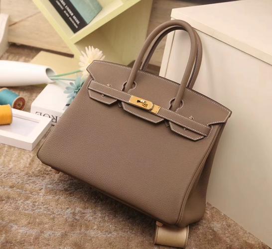 hermes爱马仕birkin30ck18大象灰原厂御用顶级小牛皮金扣现货
