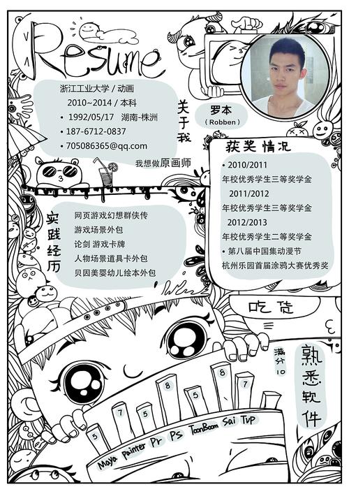 我的简历|商业插画|插画|罗苯 - 原创设计作品 - 站酷
