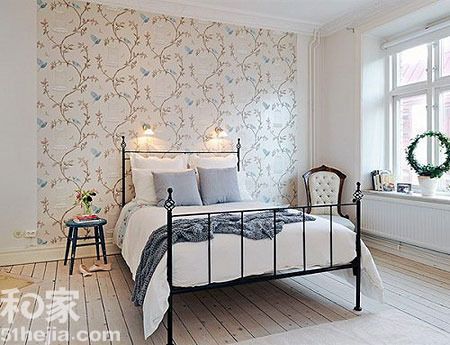 十二个北欧风格壁纸搭配 扮靓你的小卧室容颜