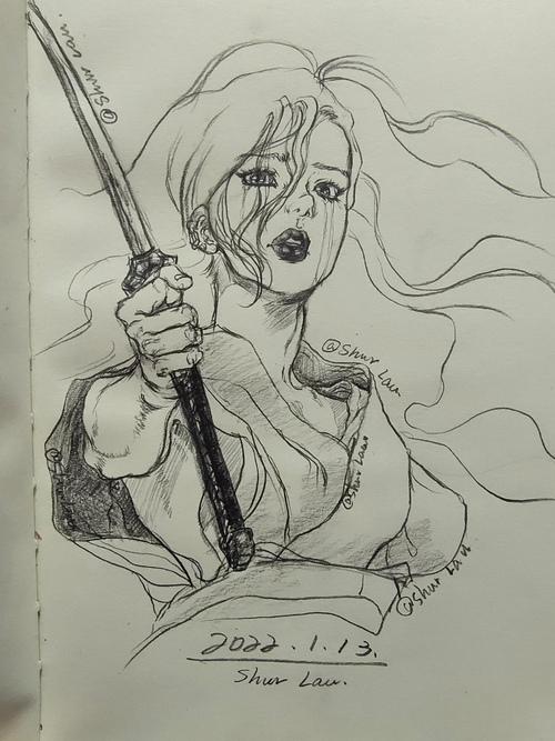 3临摹:《最强不良传说》 *漫画* 吉泽祐美