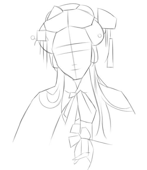 手绘古风教你用简单铅笔画出超细腻古风美女