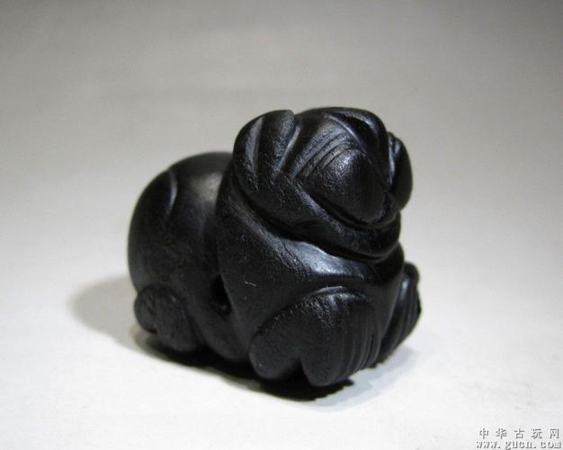 魏晋南北朝煤精熊辟邪 - 中华古玩网 - 古董收藏,古玩收藏,古玩鉴定