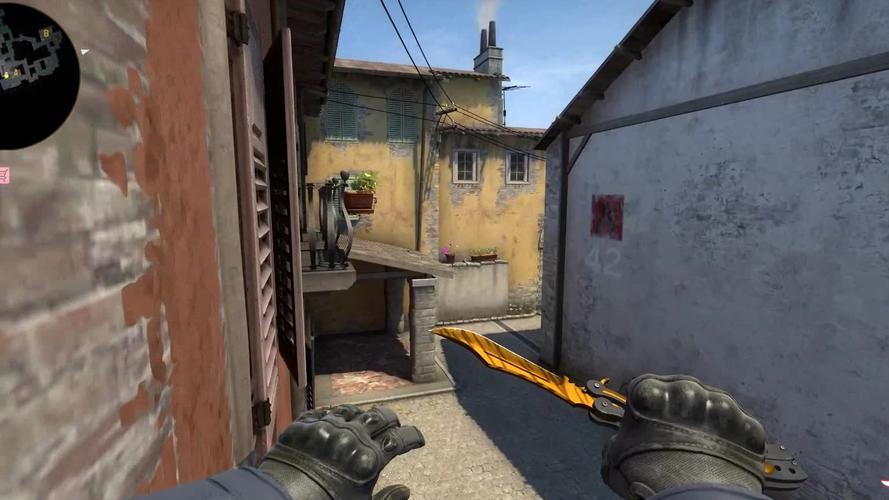 csgo炼狱小镇a阳台跳花坛