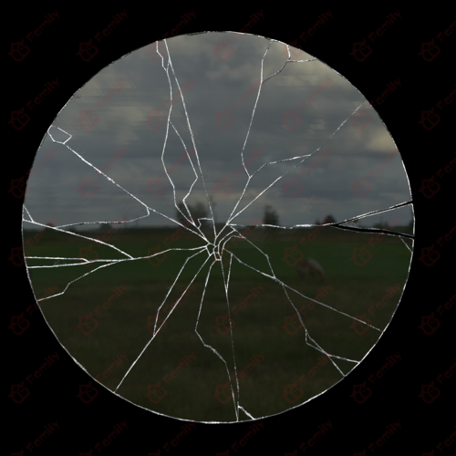 破碎镜子镜子碎片特效碎片