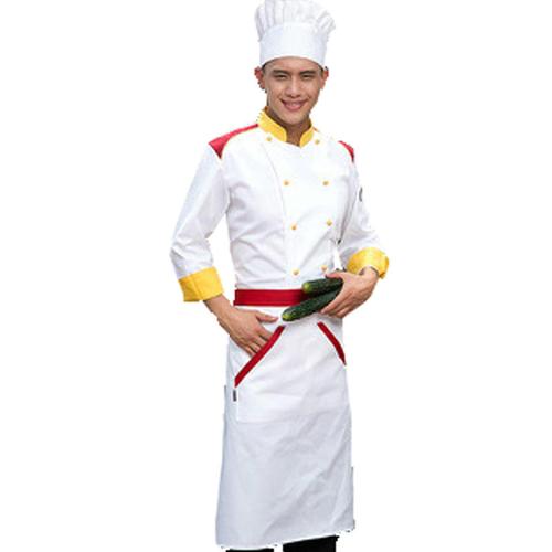 面点师服装 酒店厨师服长袖 饭店厨师制服 蛋糕房厨房男女工作服秋冬