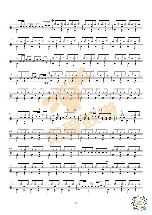 架子鼓谱 | 杨培安《我相信》相信自己,相信未来,高清