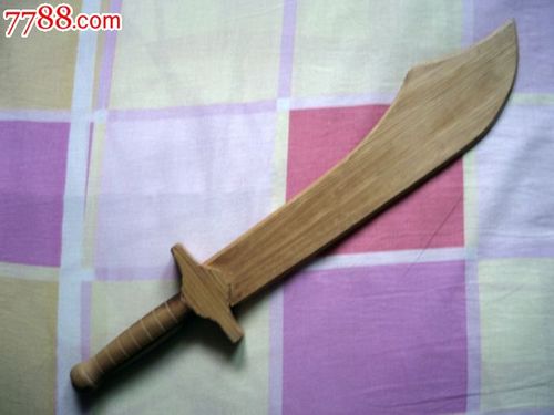 老儿童玩具木制大刀