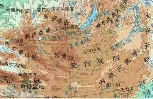 北起萨彦岭,南到阴山,范围包括蒙古国全部,俄罗斯的图瓦共和国