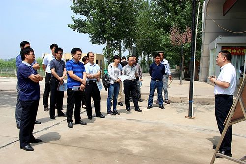 孟津县政协调研会盟镇休闲农业园区建设情况