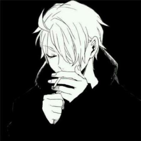 沧桑抽烟动漫男头,既然戒不掉烟就抽吧