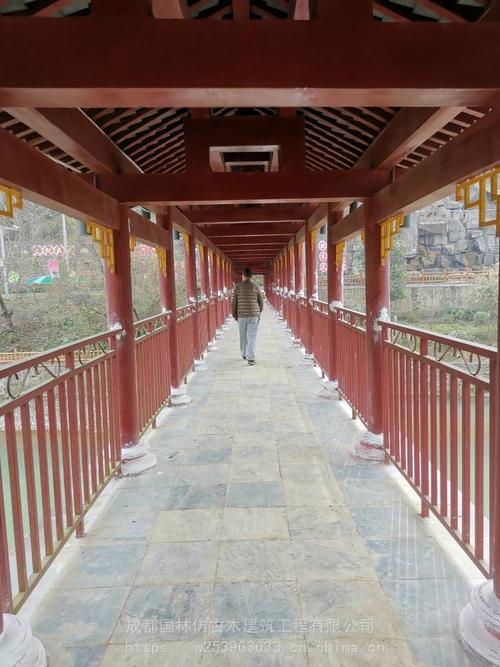 陕西仿古廊桥,长廊,水榭免费设计施工,国林仿古木厂家