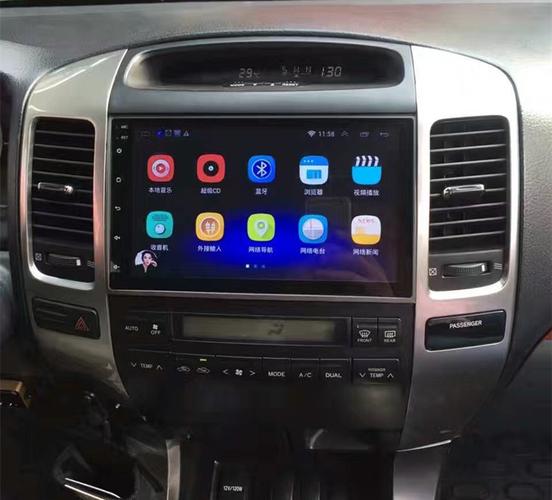03-09款普拉多老霸道安卓大屏导航9寸高清触摸屏蓝牙wifi联网