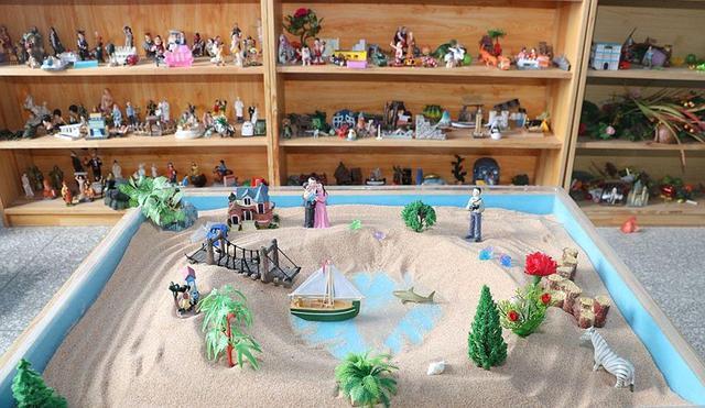 简单来说,沙盘作文就是由儿童最喜欢的沙子,装沙子的盘子,游戏组成的.