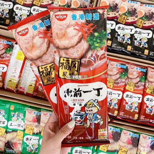出前一丁棒丁面赤猪骨汤风味 泡面永远的神 拥有着阳春面的外形_零食