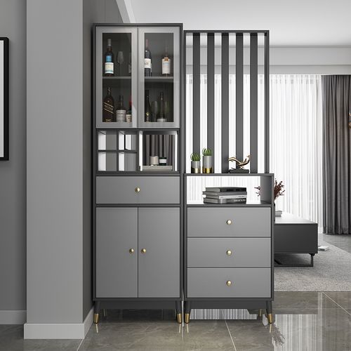 现代客厅进门双面玄关柜隔断柜北欧简约轻奢酒柜鞋柜门厅柜屏风柜