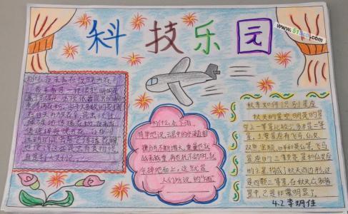 科技乐园手抄报图片和资料