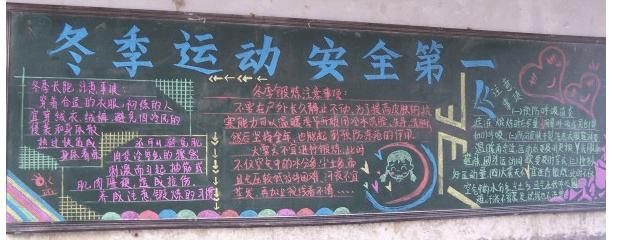 2020年冬季安全小常识黑板报