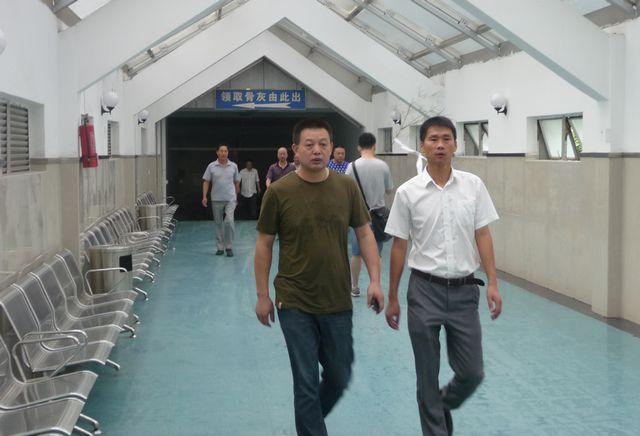 绍兴嵊州殡仪馆参观考察我馆殡葬设施建设