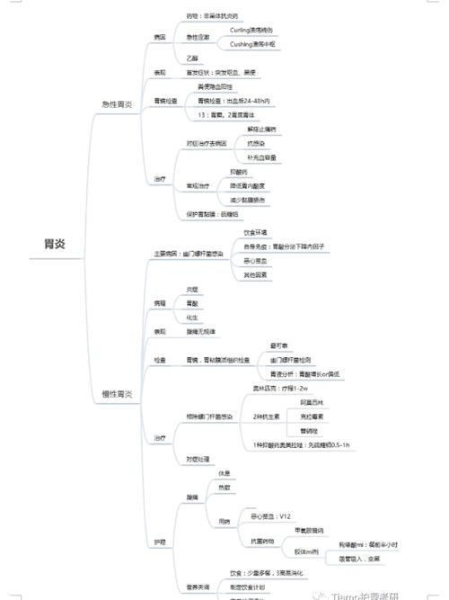 医学生必备消化系统思维导图_医学生_思维导图_教育
