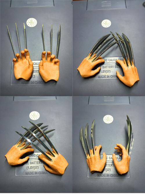 金刚狼狼爪折纸制作模型