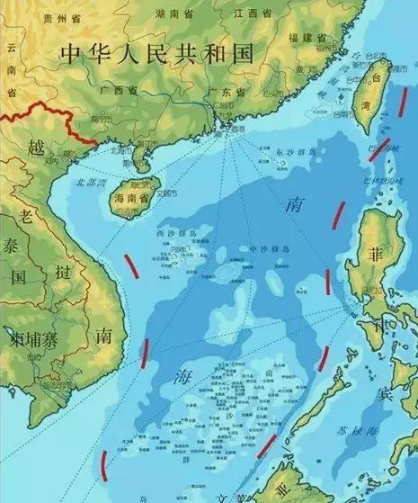 中国周边国家领土"争端"图示