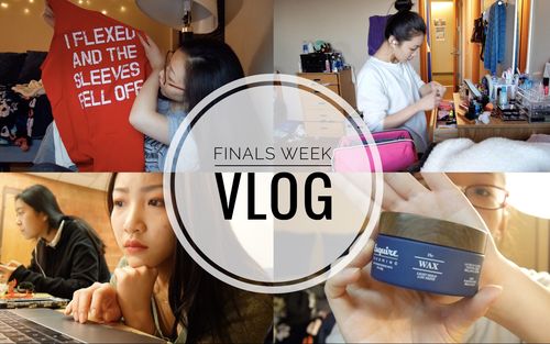 收拾行李回家 给男朋友的圣诞礼物开箱: finals week vlog pt.