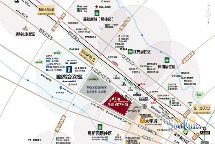 成都写字楼楼盘 龙湖时代天街写字楼 楼盘首页 高新西区-高新西区高新