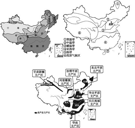 新疆位于的干湿地区是( )