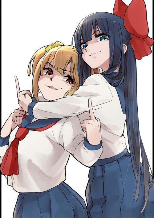 漫录〕动漫 少女 双人组 二人同行新番 pixiv p站 画师 半次元