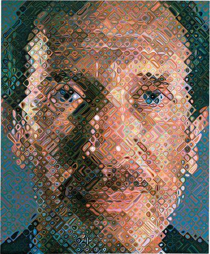 【转载】查克·克劳斯——从超写实主义到抽象的马赛克