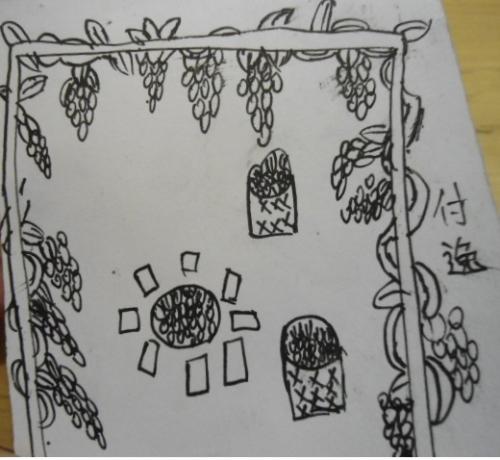 葡萄沟儿童绘画