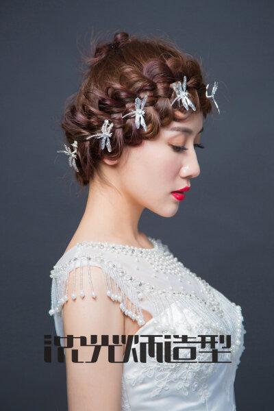 沈光炳造型丨2017花漾空气编发新娘彩妆造型