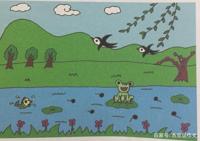 一年级看图写话——美丽的春天