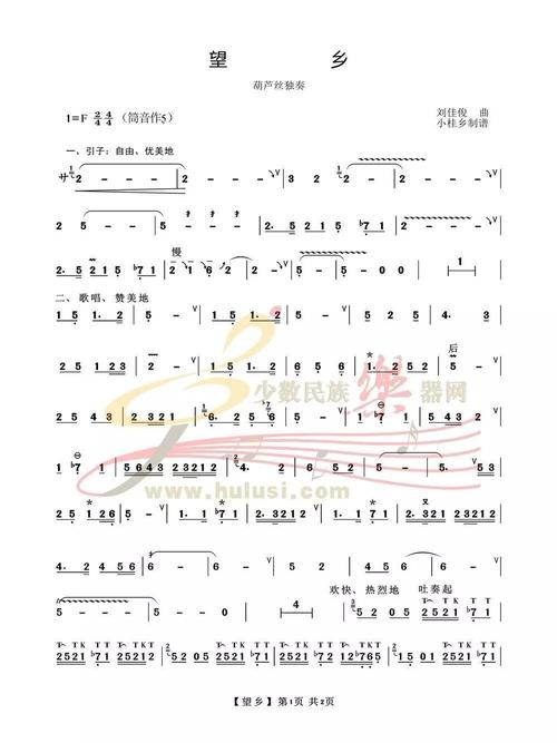 葫芦丝演奏《望乡》思念的感觉