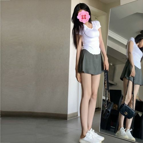 2021秋夏季新款休闲运动短裙高腰显瘦性感翘臀大长腿