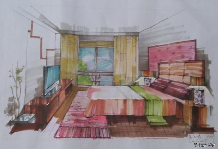 第20届设计艺术作品展获奖作品——建筑装饰手绘类