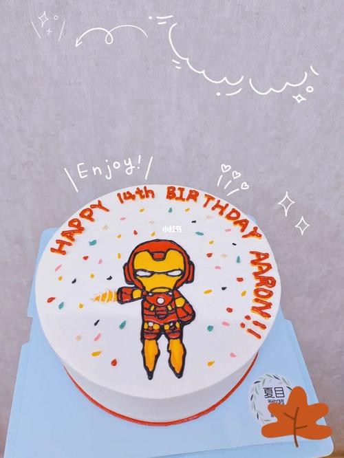钢铁侠手绘蛋糕_蛋糕_钢铁侠_手绘_美食_美食展示