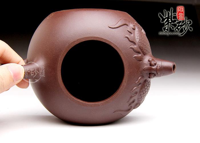 神桥壶(紫砂壶名家 王涛紫砂壶 黑星土 400cc)