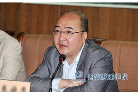西安欧亚学院人力资源总监李丰萍作了大会致辞;陕西省教育厅师资与