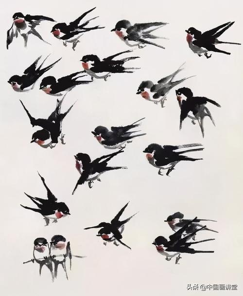 一学就会——小燕子写意画法