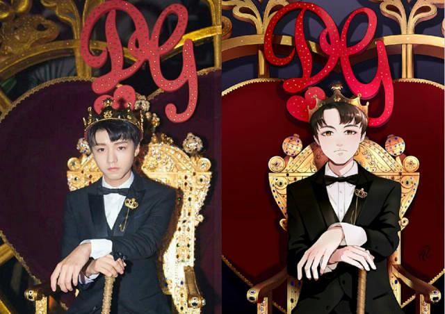 当王俊凯,杨颖,黄渤等明星po出自画像时,网友表示:认不出来