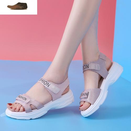 ideamini2021年新款夏季10初中学生12平底中大童韩版13岁时尚女孩凉鞋