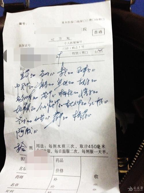 看看药方写的什么?