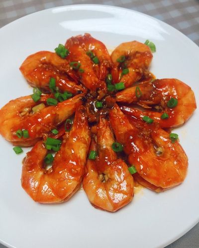 口灰做的油焖大虾