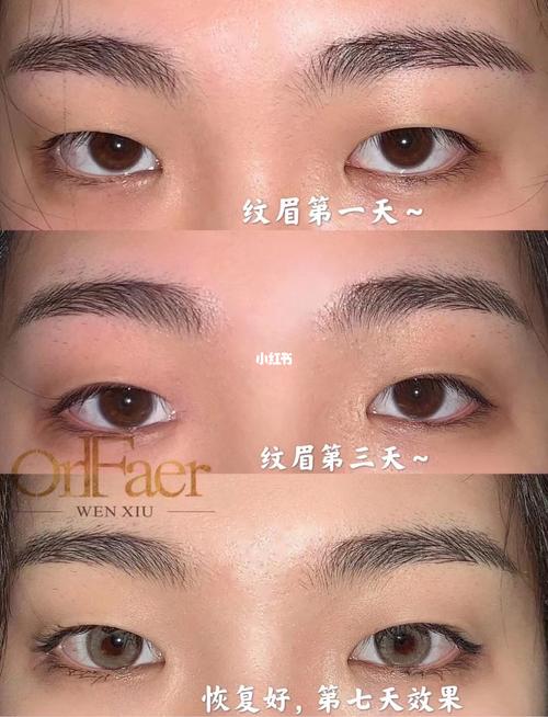 野生眉恢复全过程_野生眉_纹眉_潮流_美甲_美睫_成都纹眉_美妆_医美